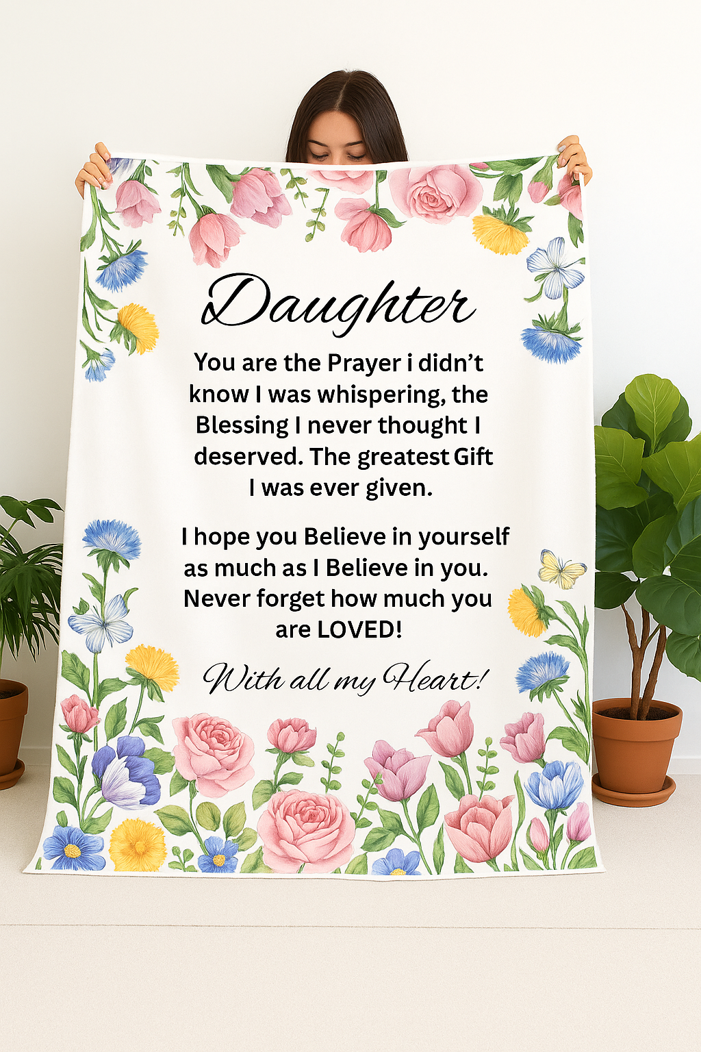 Daughter  you are a Gift, Cozy Plush Fleece